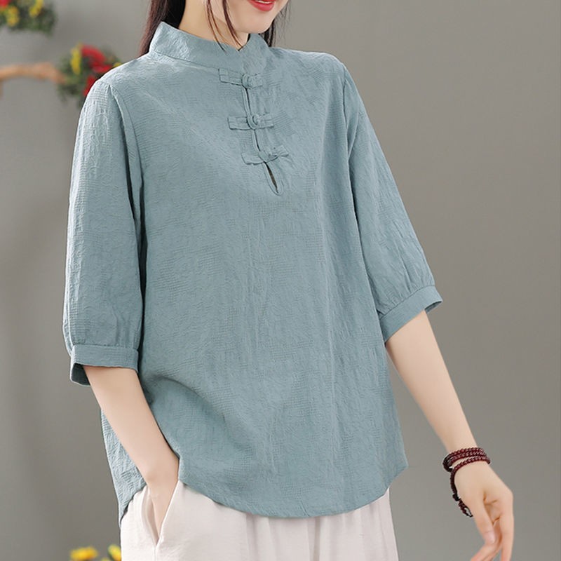 Blouses - Maglia a girocollo, lunghezza standard, stile