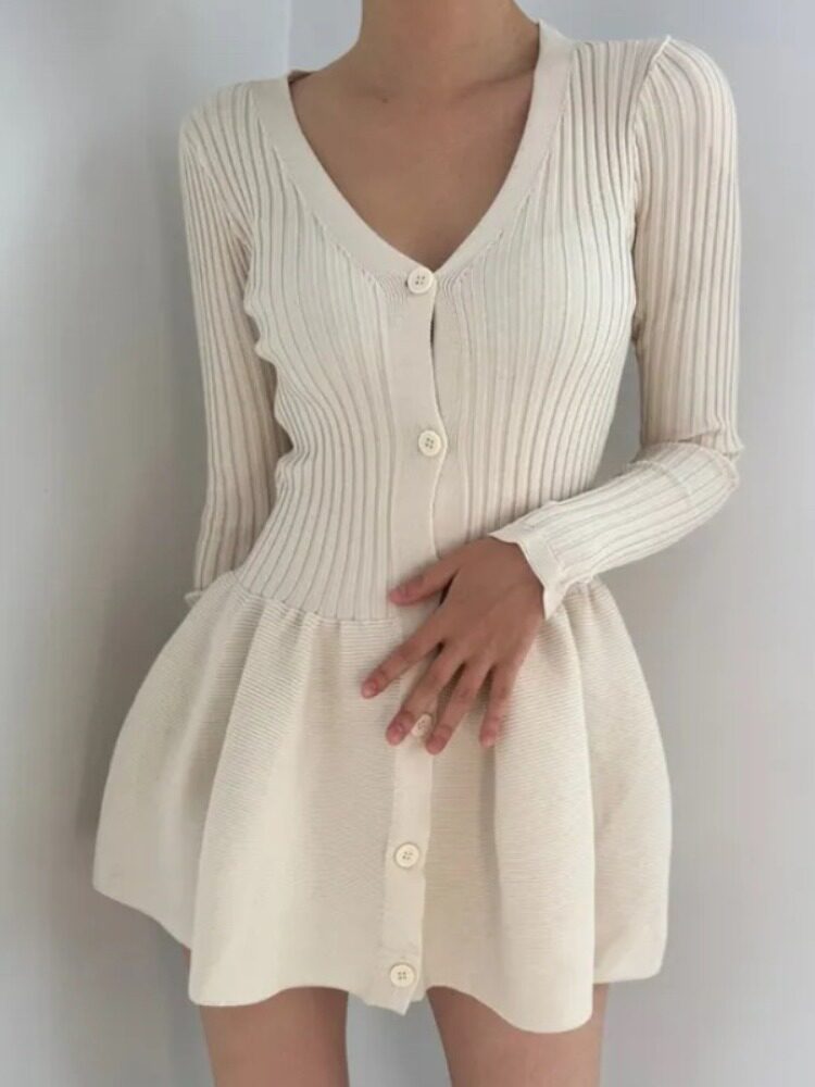 Abito da donna bianco in magli - French Vintage Floral Midi Dress recensione e prezzo