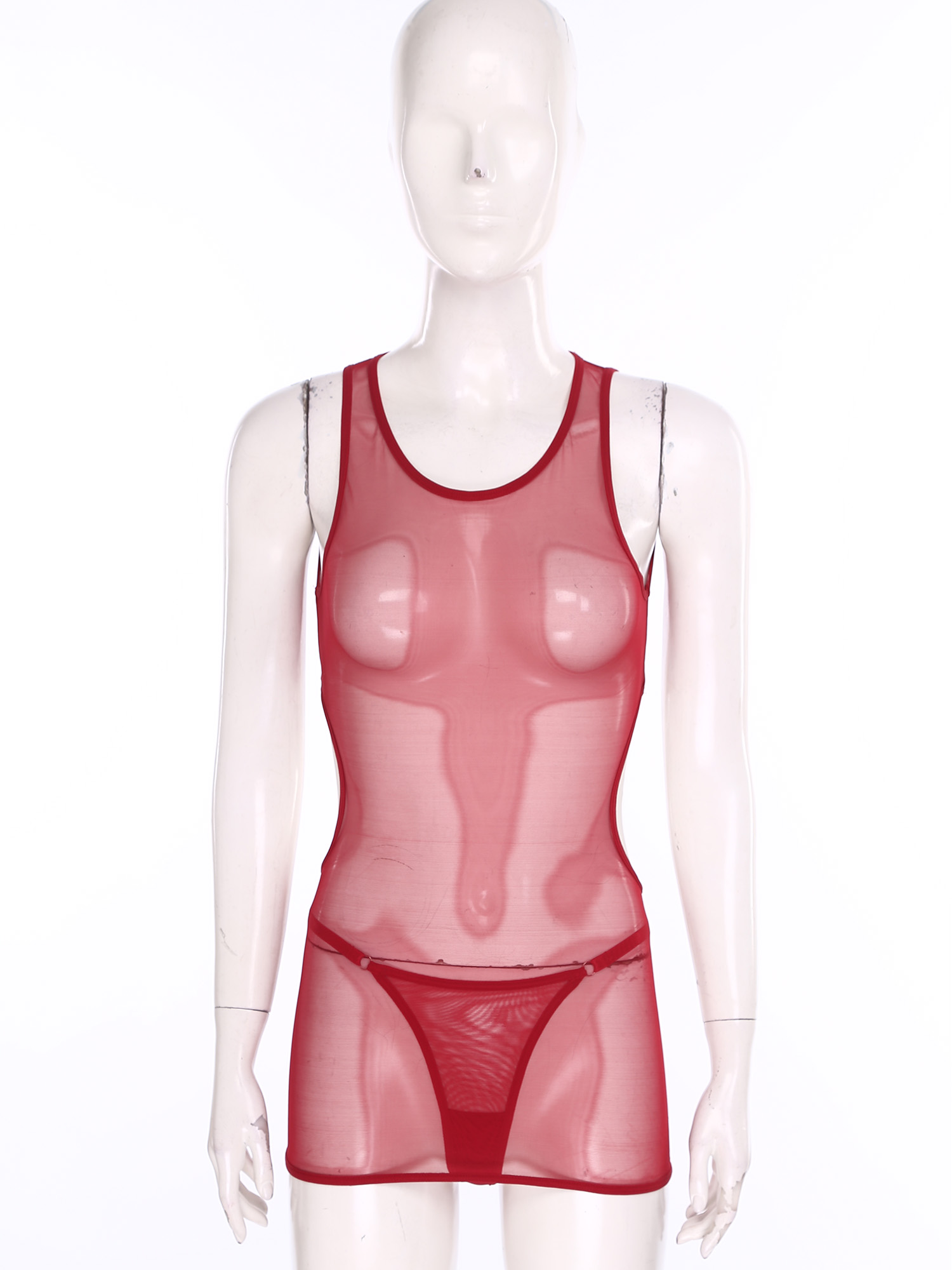 Mini abito sexy da donna in re - Sexy Mesh Sheer Bodycon Dress recensione e prezzo