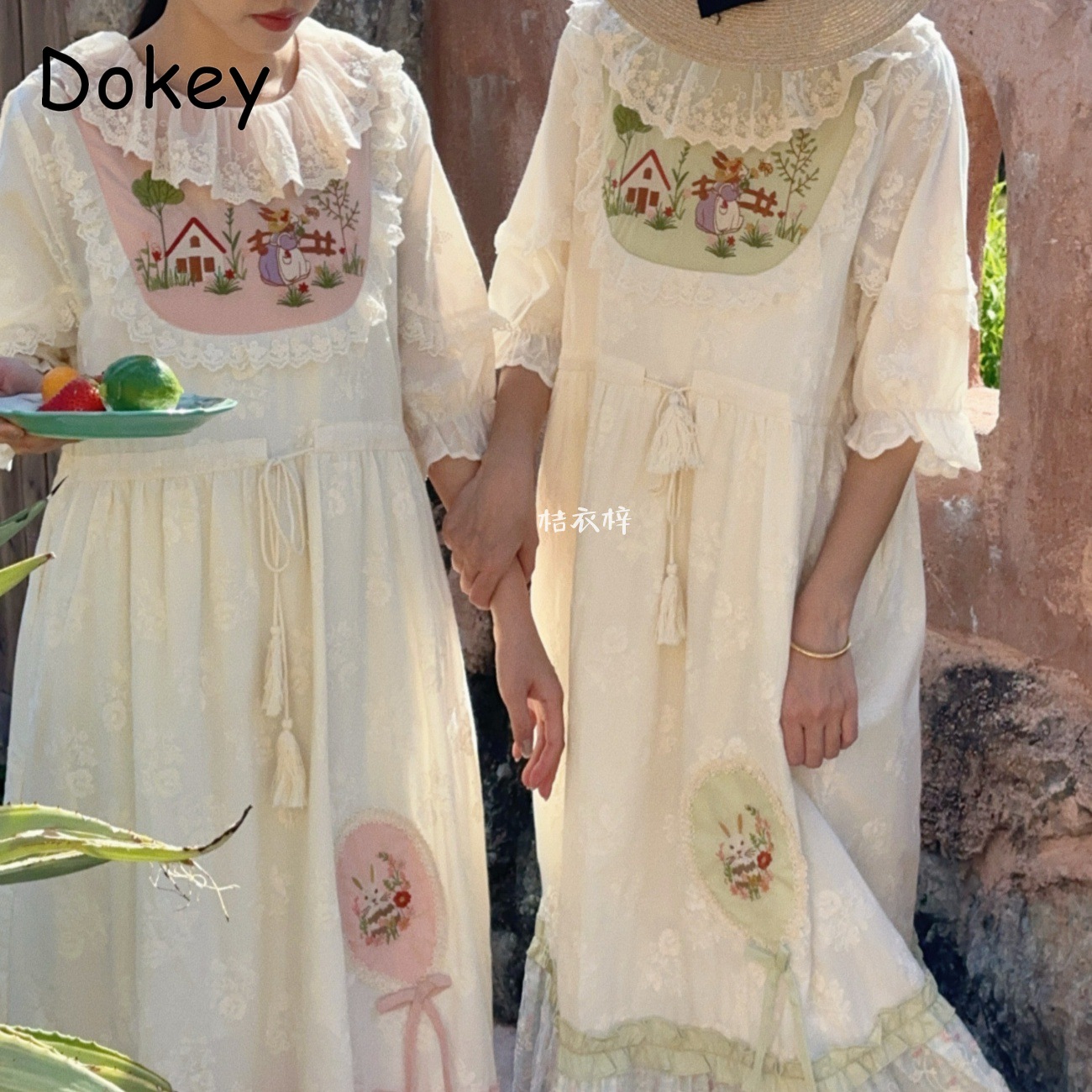Abito Midi Vintage Ricamato Fl - French Vintage Floral Midi Dress recensione e prezzo