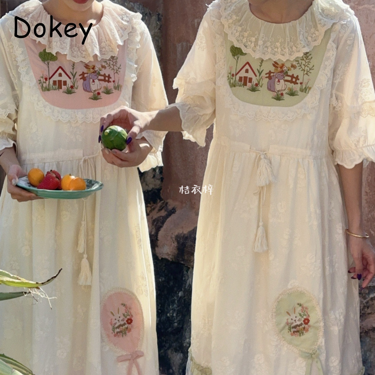 Abito Midi Vintage Ricamato Fl - French Vintage Floral Midi Dress recensione e prezzo
