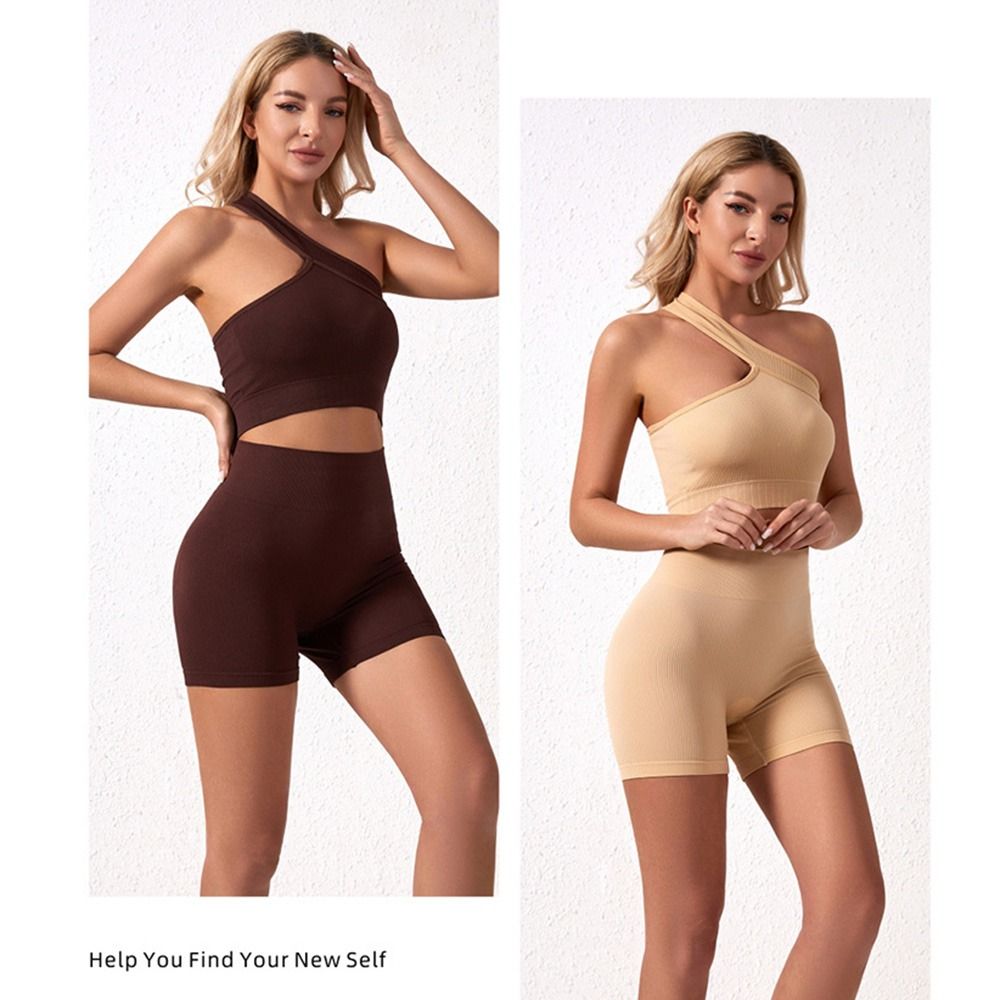 Set da allenamento da donna ca - Seamless Ribbed Workout Tank Top recensione e prezzo