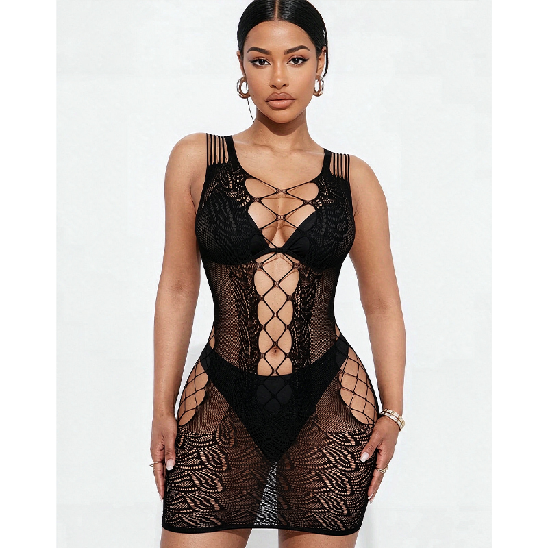 Intimo sexy da notte, abito ad - Sexy Mesh Sheer Bodycon Dress recensione e prezzo