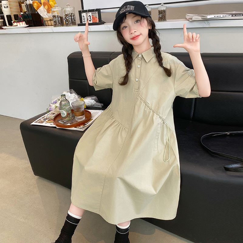 Abbigliamento per bambini core - Korean Style A Line Shirt Dress recensione e prezzo